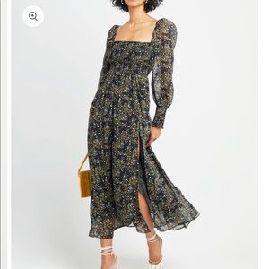 HOLD - OPT smocked dress xs